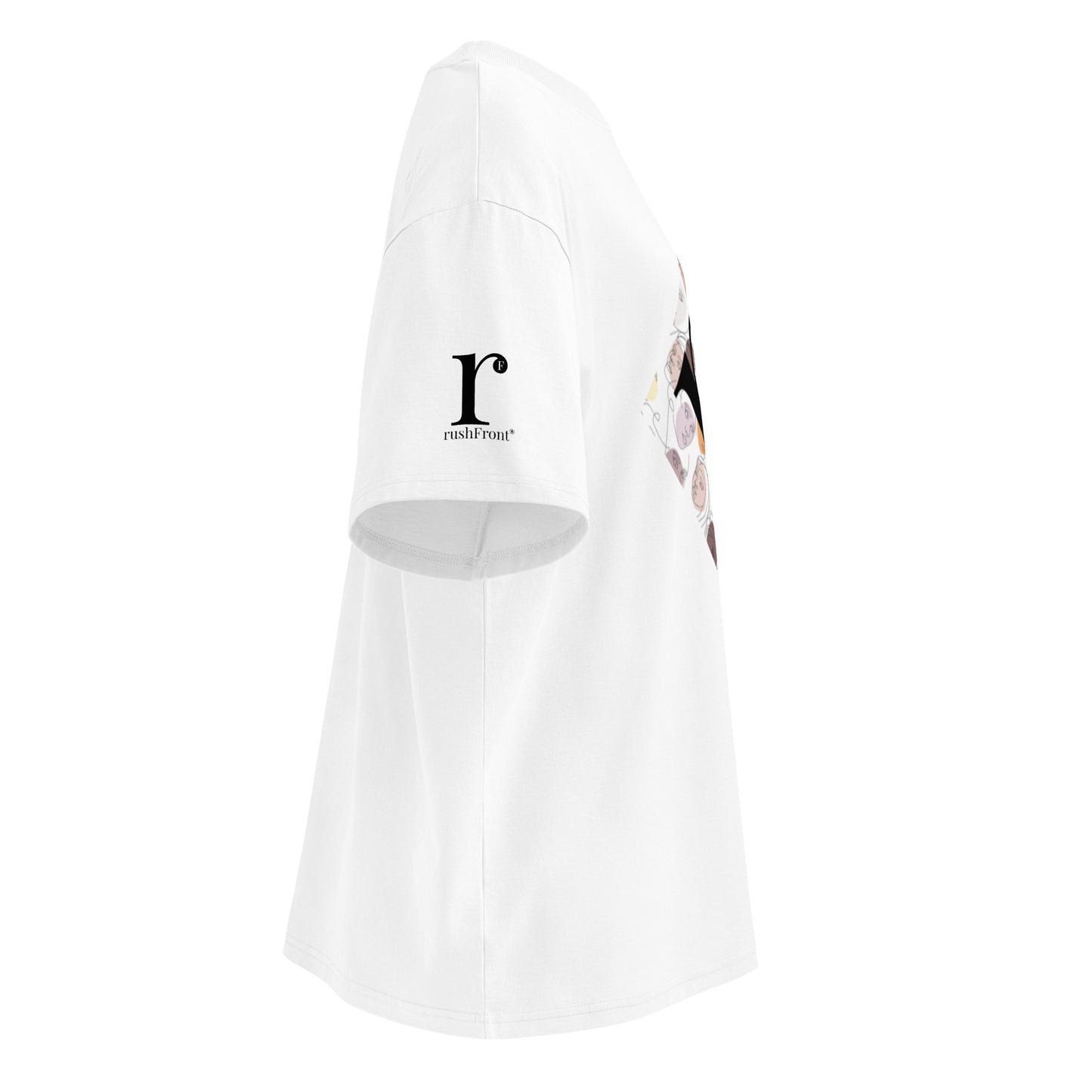 rushFront oversizedtee oversized organic cotton