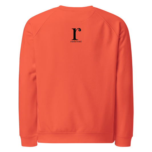 rushFront sweatshirt raglan limitededition grey white orange burgandy