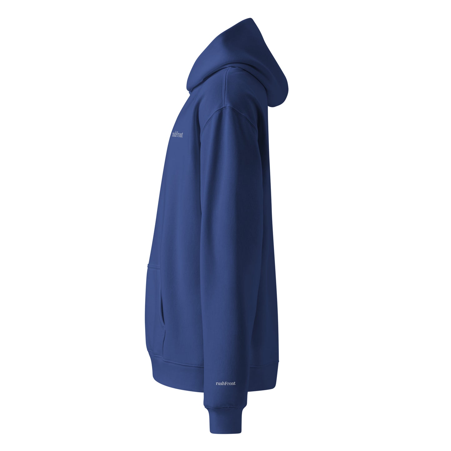 rushFront oversized graphic hoodie cobalt cobaltblue