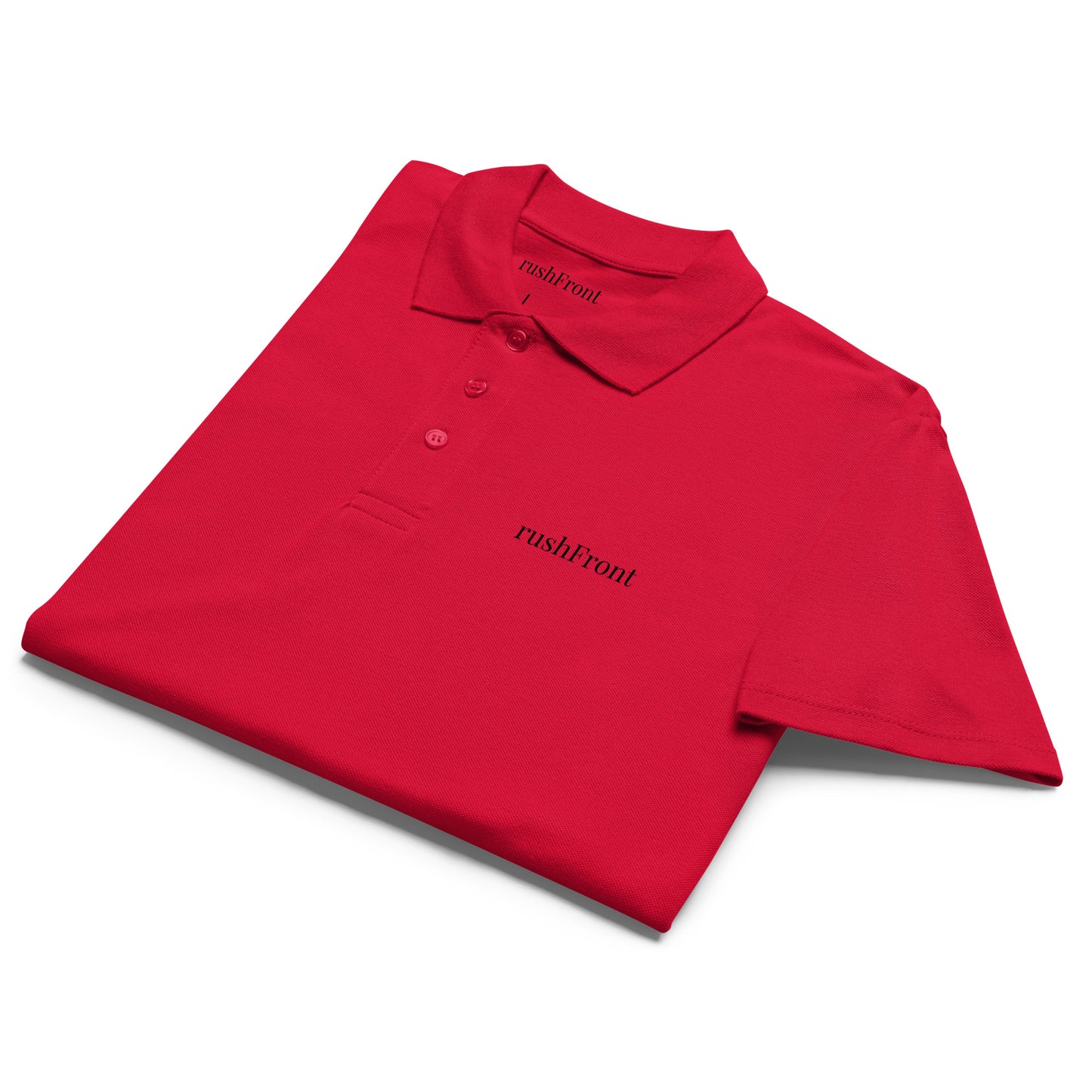 rushFront pique polo shirt t-shirt red