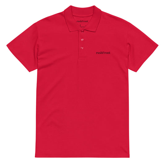 rushFront pique polo shirt t-shirt red