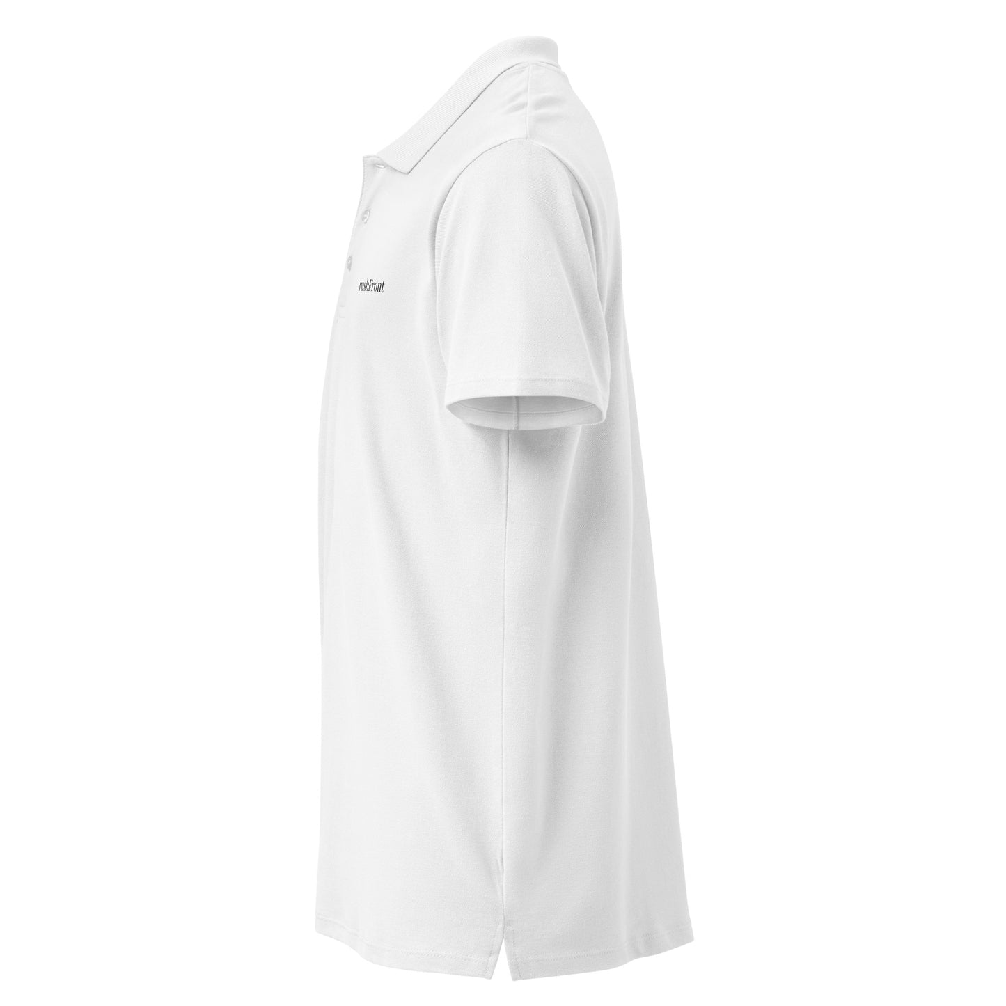 rushFront pique polo shirt t-shirt white beige