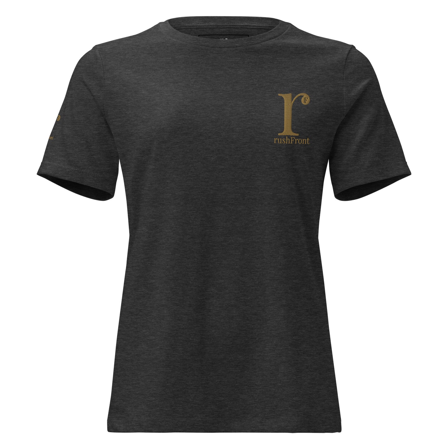 rushFront staple unisex t-shirt in pink with premium cotton fabric
