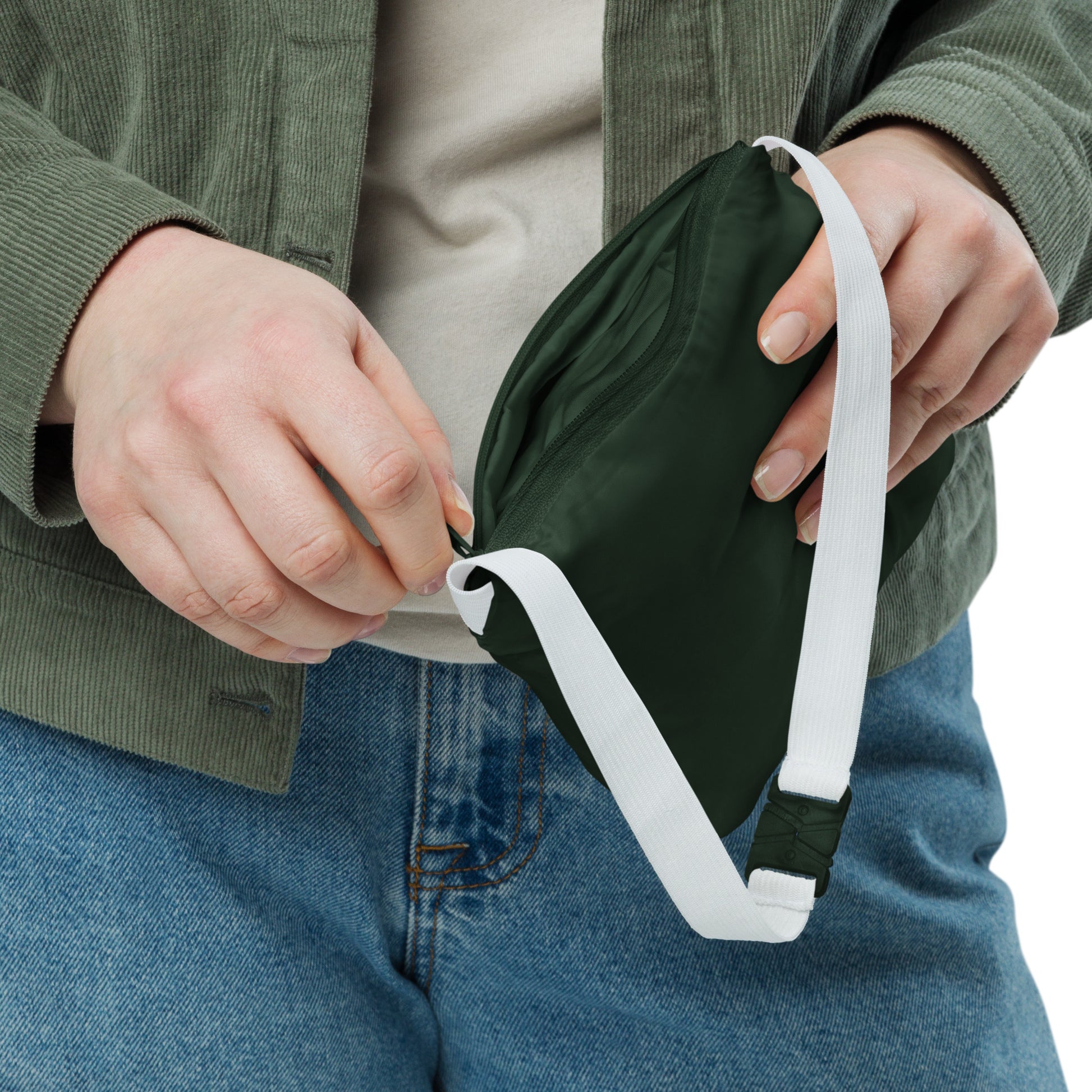 rushFront raglan windbreaker in green, black, navy. Waterproof