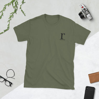 rushFront staple unisex t-shirt in green, red, blue, black, white with premium cotton fabric