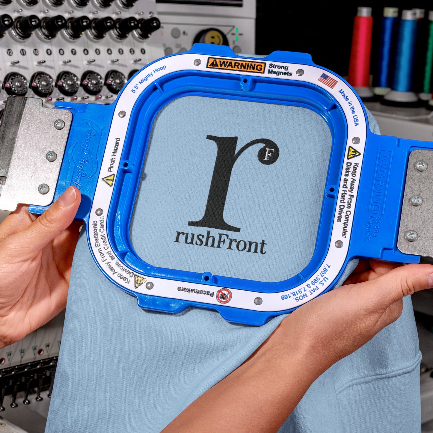 rushFront sweatshirt colour core preshrunk 