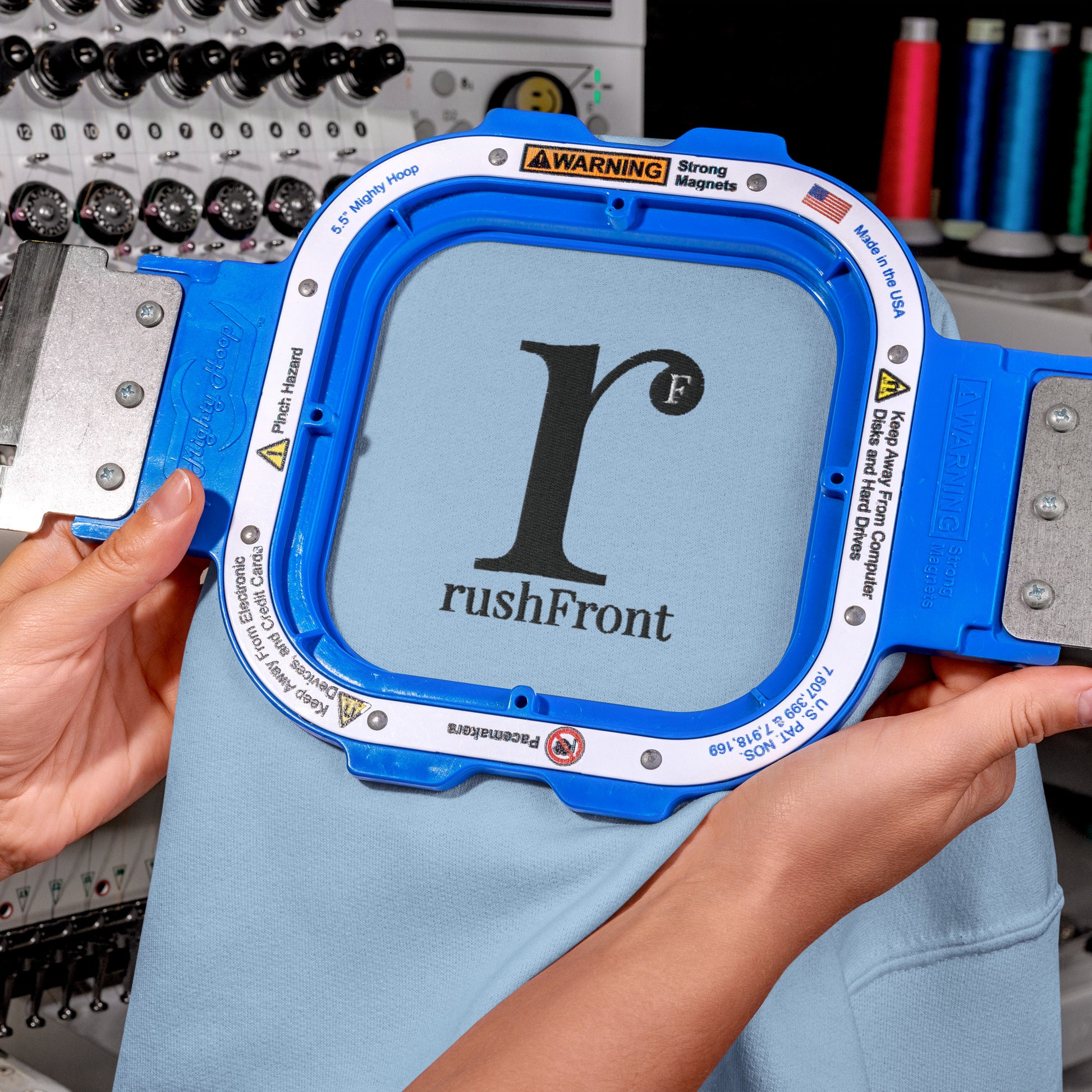 rushFront sweatshirt colour core preshrunk 