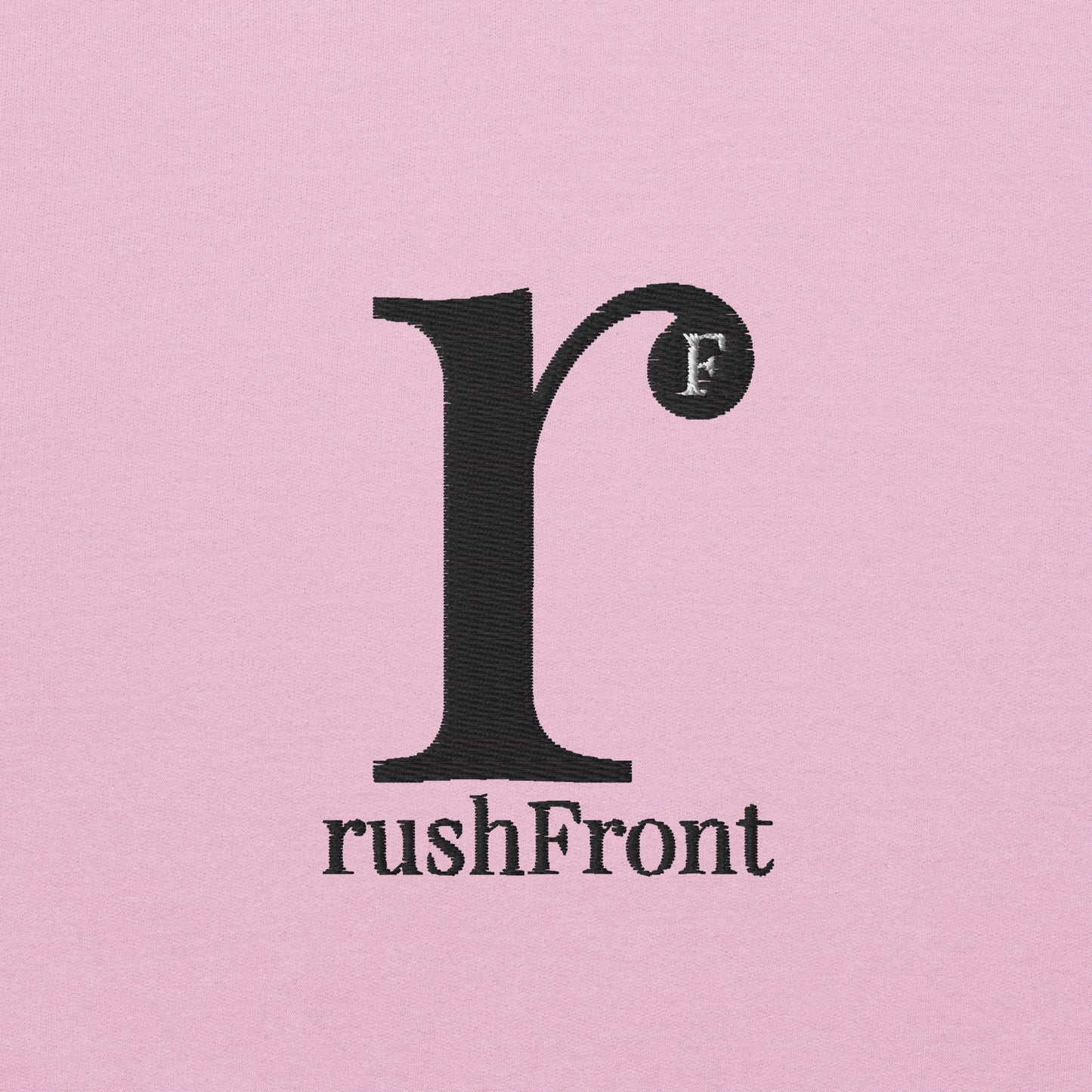 rushfront pinkblack sweatshirt limited editionsweatshirt