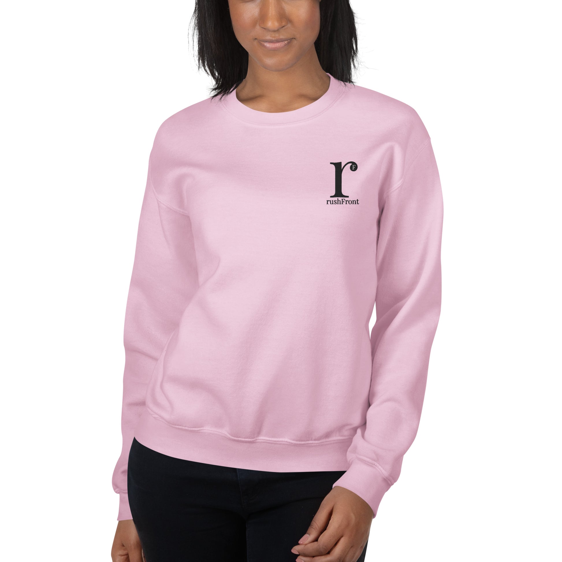 rushfront pinkblack sweatshirt limited editionsweatshirt