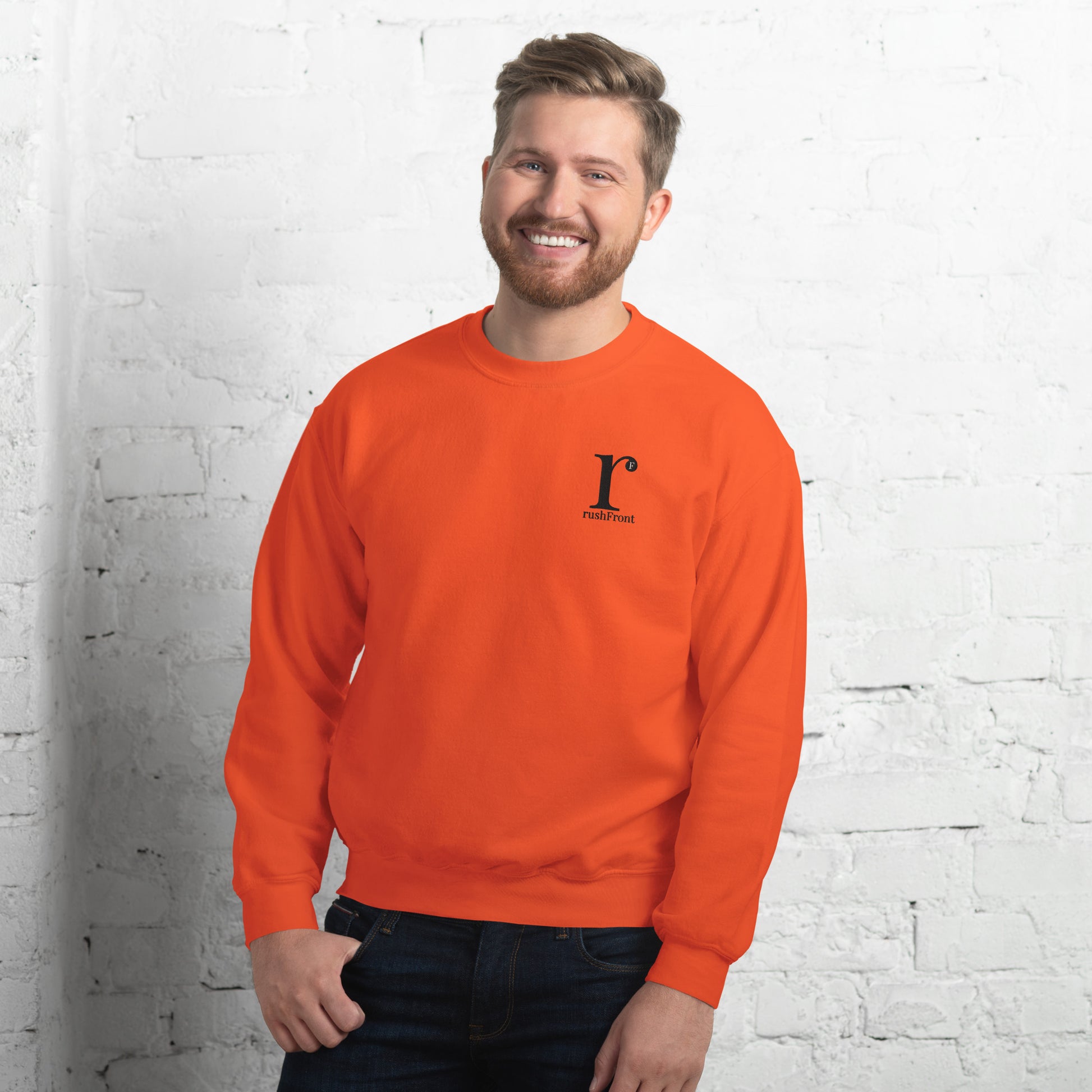rushFront sweatshirt colour core preshrunk 