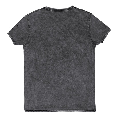 rushFront designer denim t-shirt unisex mens womens red blue black green
