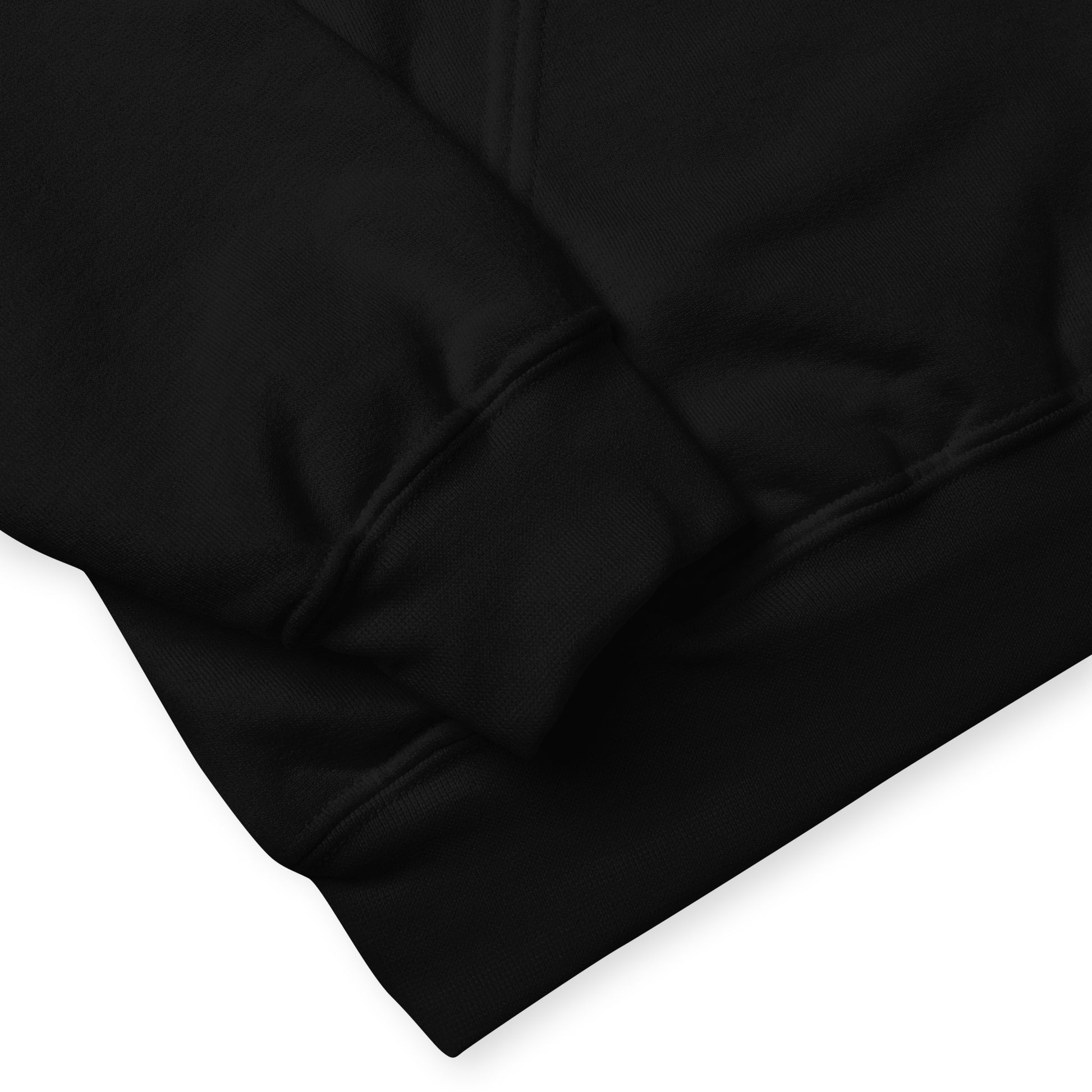 rushFront blackonblack hoodie style understated classichoodie