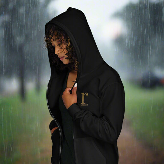 rushFront hoodie zippedhood zipped jacket unisex