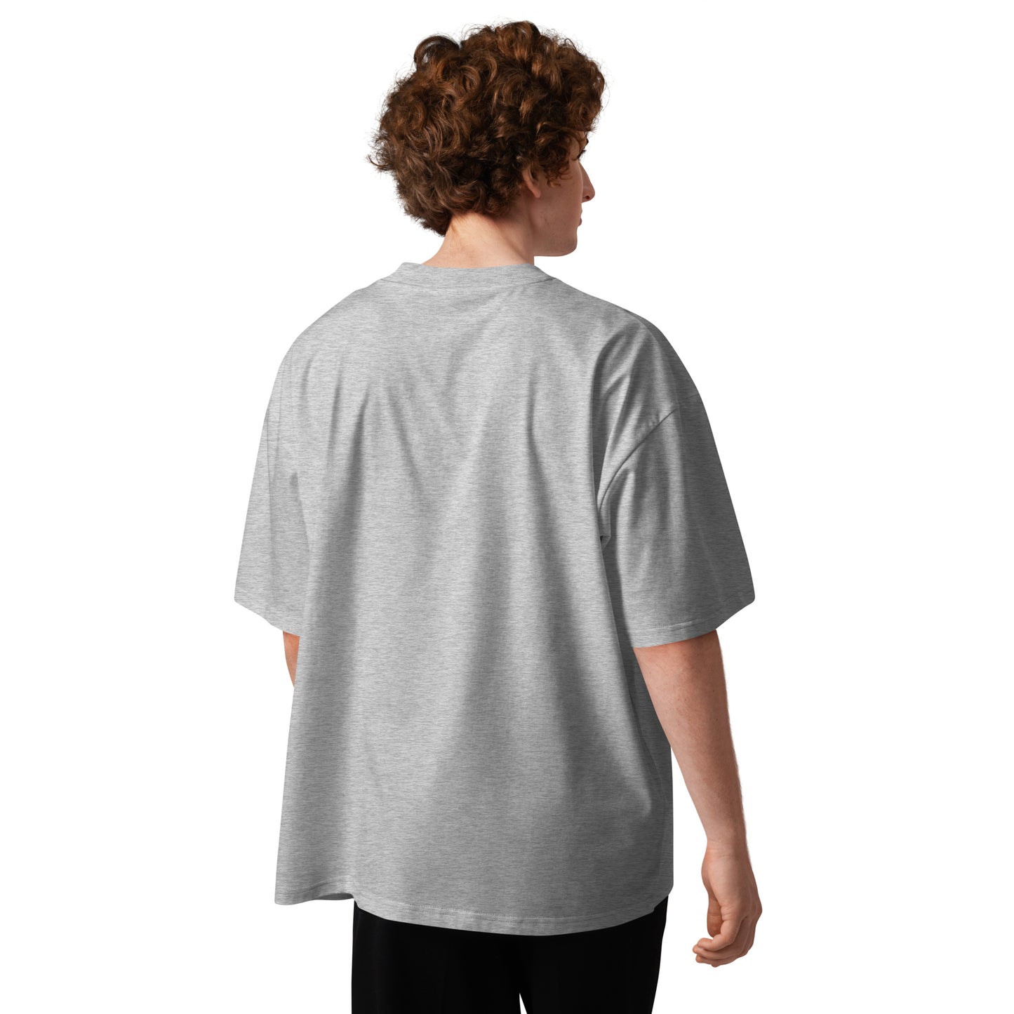 rushFront Aberdeen oversized grey style tee unisex