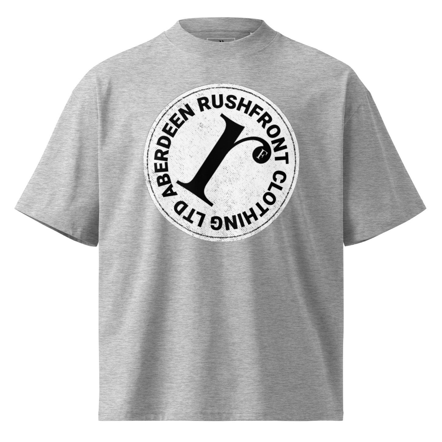 rushFront Aberdeen oversized grey style tee unisex