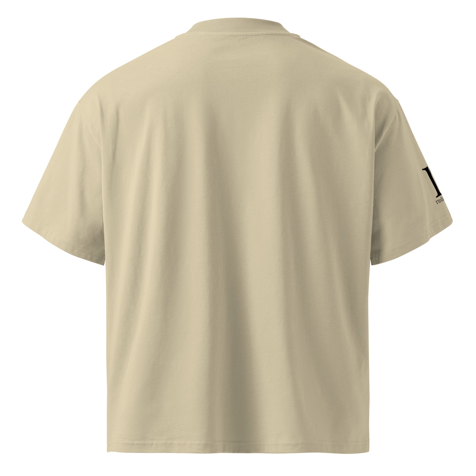 rushFront oversizedOrganicTee organic t-shirt premiumwearapparel