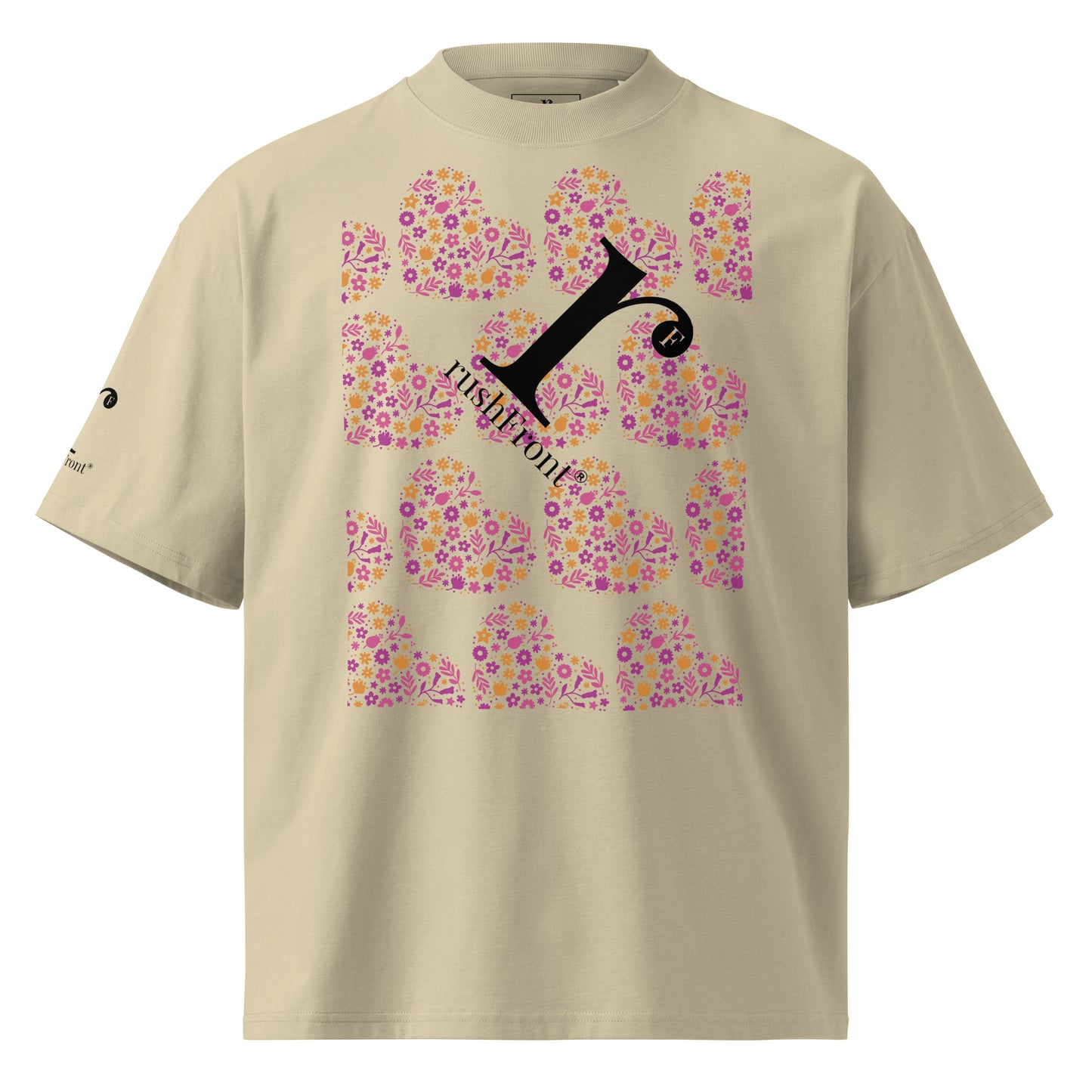 rushFront oversizedOrganicTee organic t-shirt premiumwearapparel