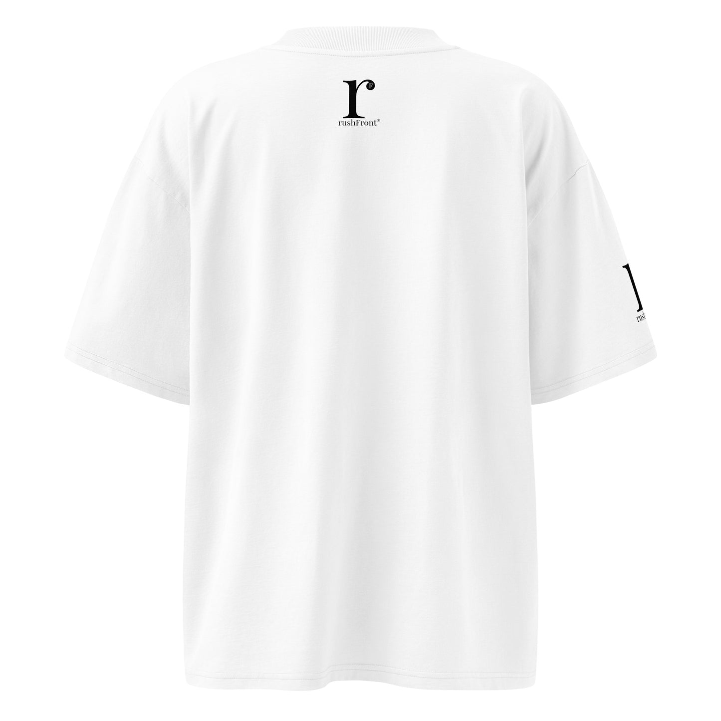 rushFront oversizedtee oversized organic cotton 