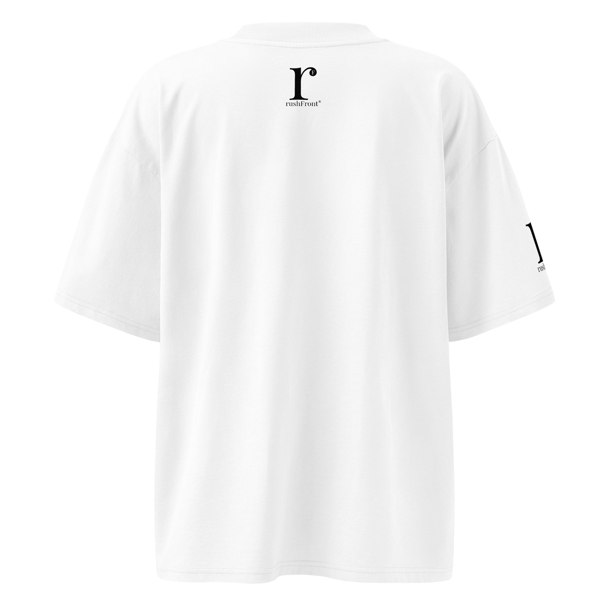 rushFront oversizedtee oversized organic cotton 