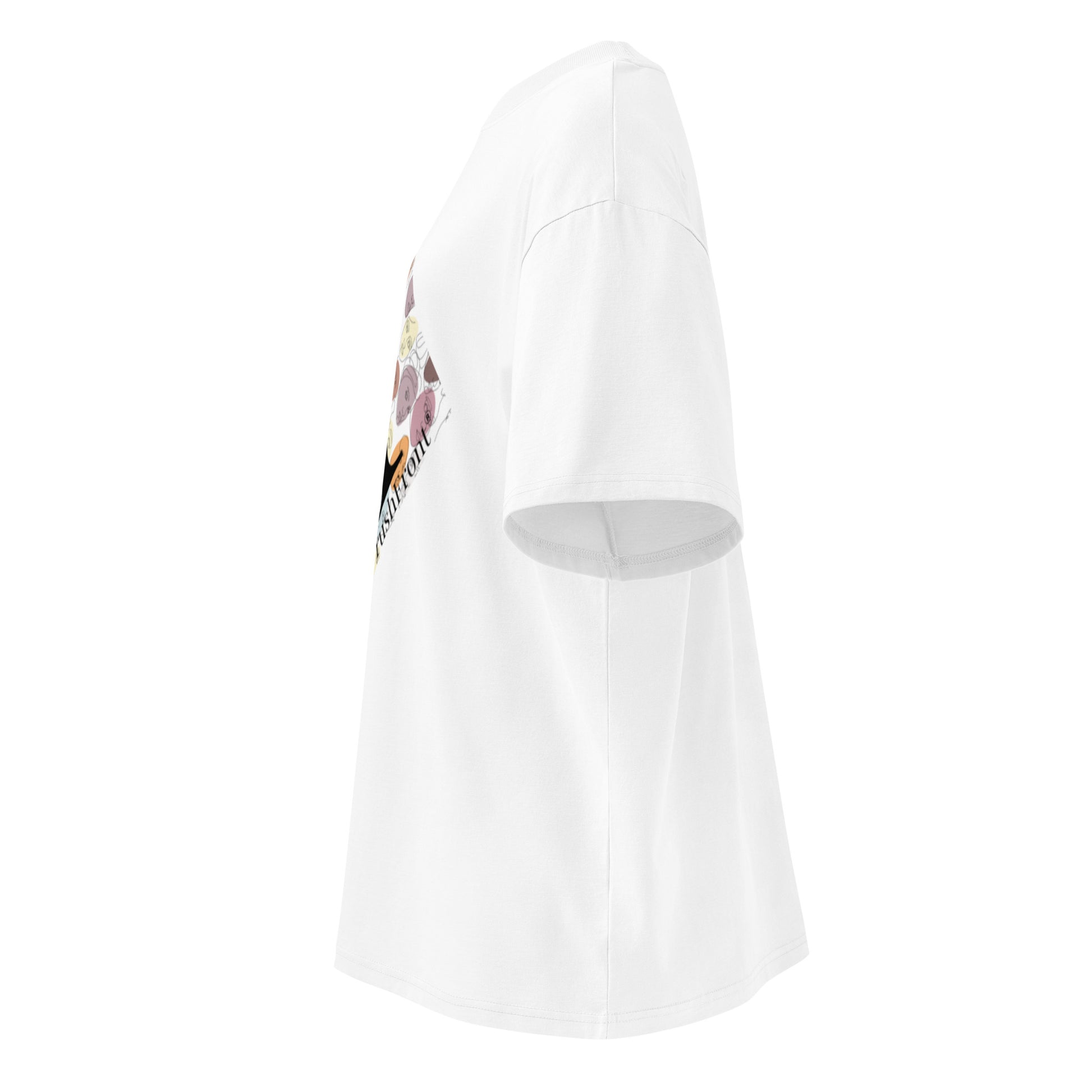 rushFront oversizedtee oversized organic cotton 