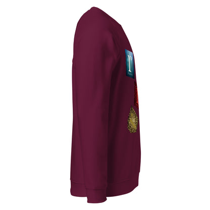 rushFront sweatshirt raglan limitededition grey white orange burgundy 