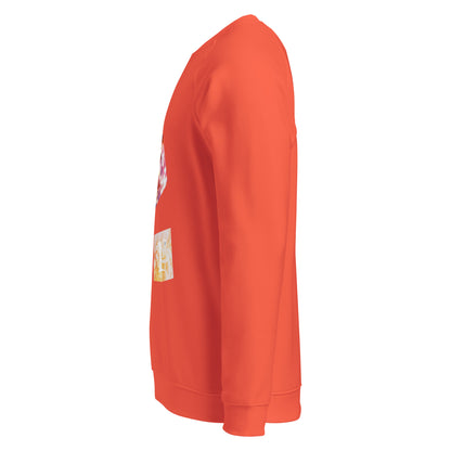 rushFront sweatshirt raglan limitededition grey white orange burgundy 