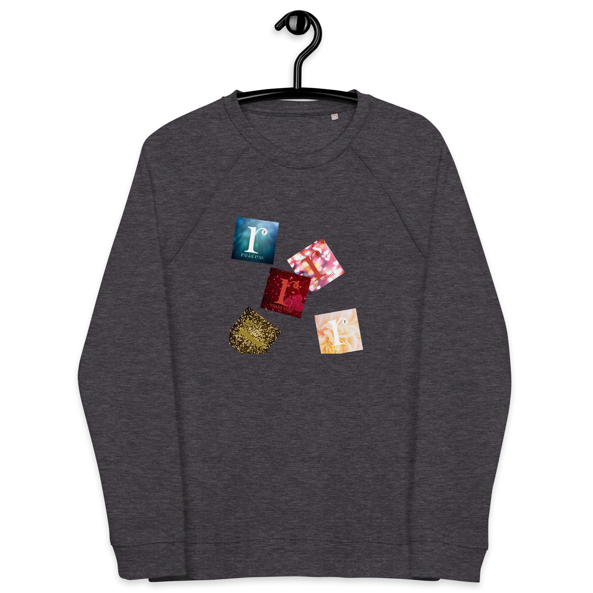 rushFront sweatshirt raglan limitededition grey white orange burgandy 