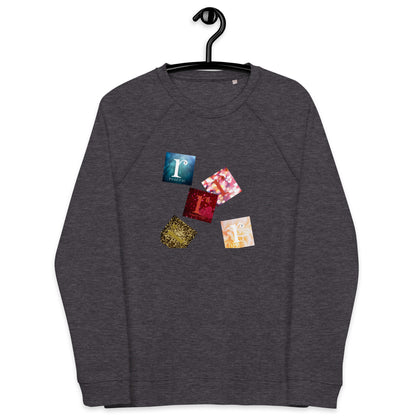 rushFront sweatshirt raglan limitededition grey white orange burgandy 