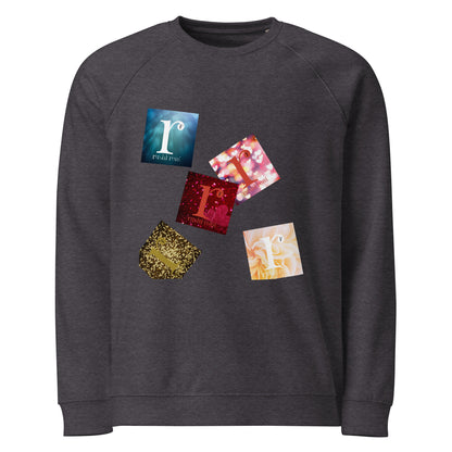 rushFront sweatshirt raglan limitededition grey white orange burgundy 