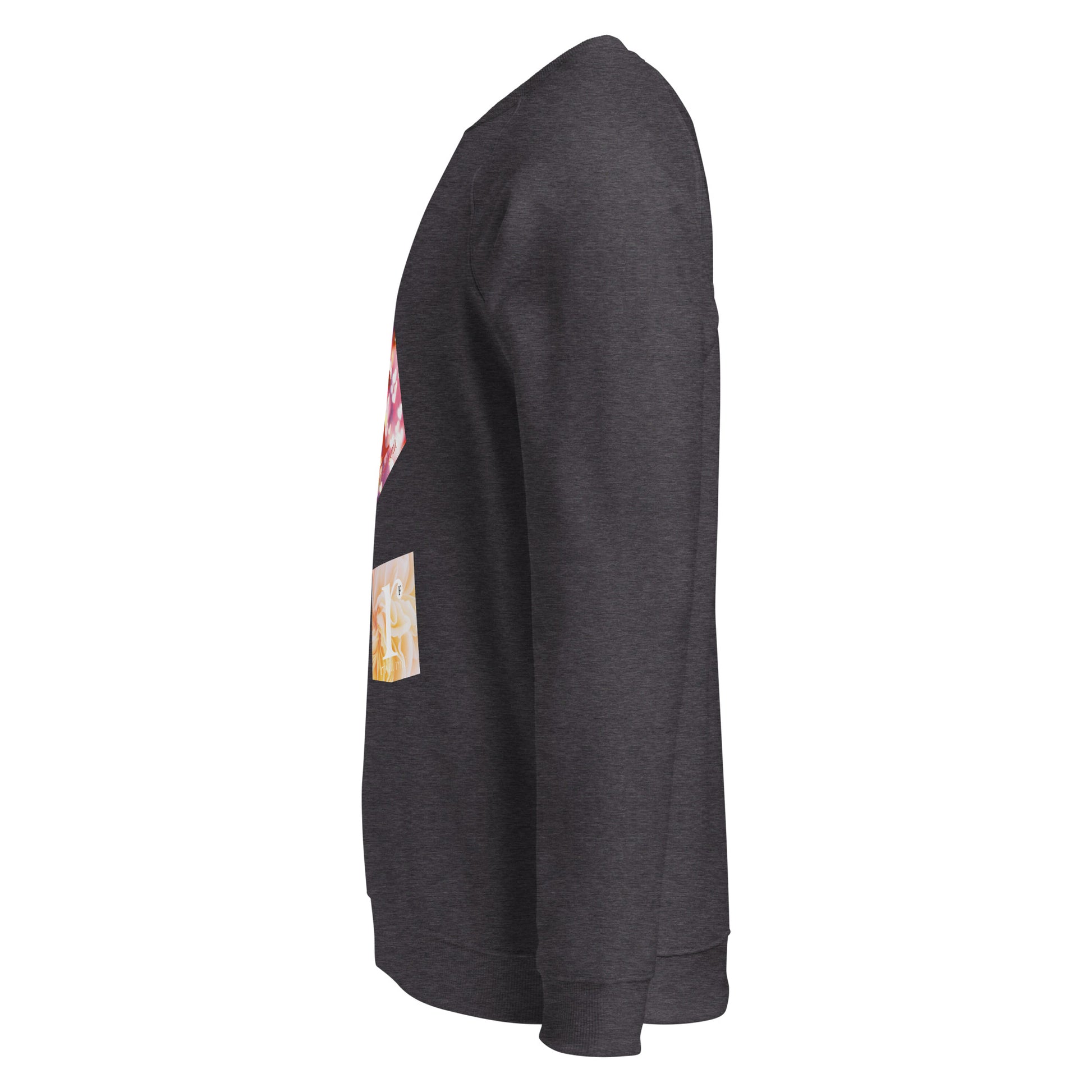 rushFront sweatshirt raglan limitededition grey white orange burgundy 