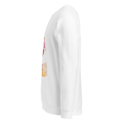 rushFront sweatshirt raglan limitededition grey white orange burgundy 