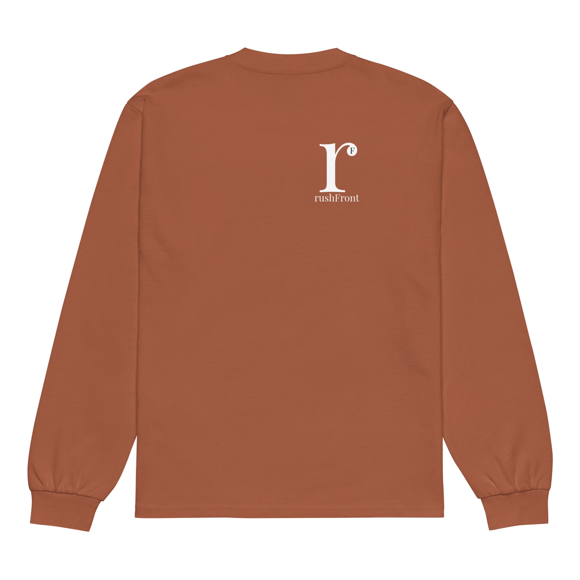 rushfront longsleeve graphic t-shirt - blue black burntorange green