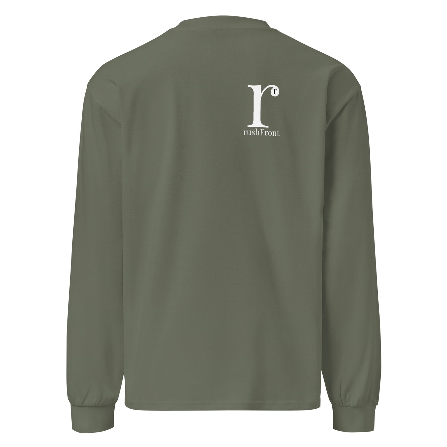 rushfront longsleeve graphic t-shirt - blue black burntorange green