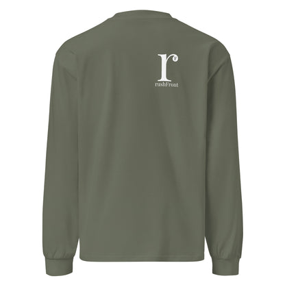 rushfront longsleeve graphic t-shirt - blue black burntorange green