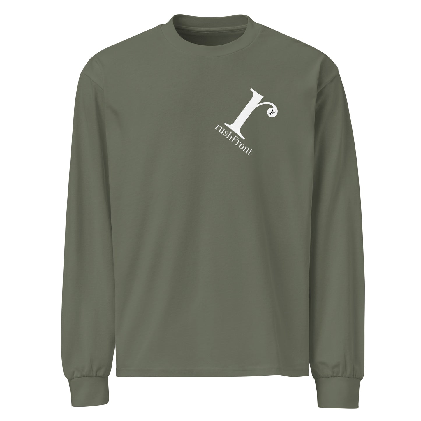 rushfront longsleeve graphic t-shirt - blue black burntorange green