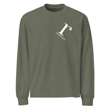 rushfront longsleeve graphic t-shirt - blue black burntorange green