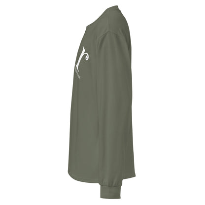 rushfront longsleeve graphic t-shirt - blue black burntorange green