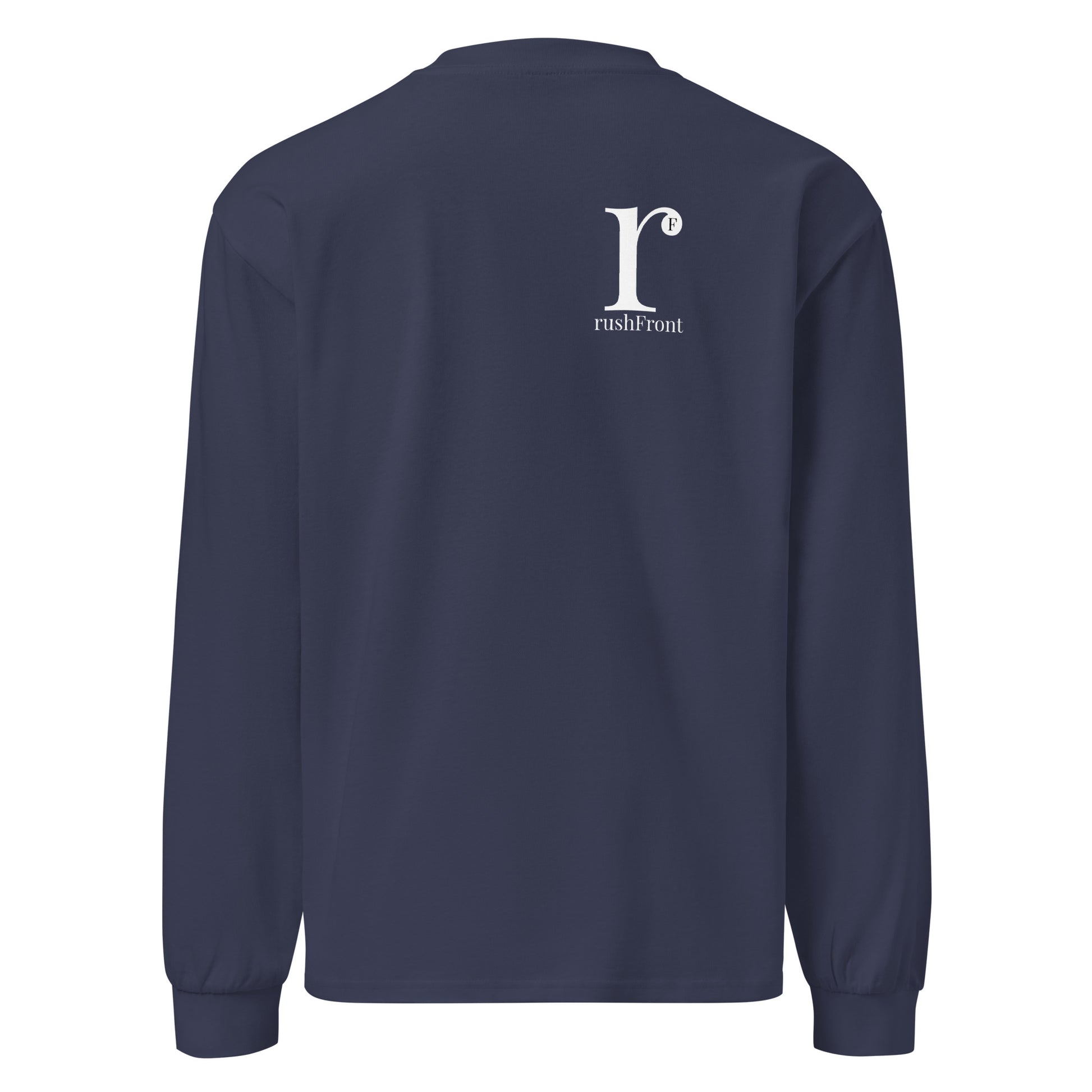 rushfront longsleeve graphic t-shirt - blue black burntorange green