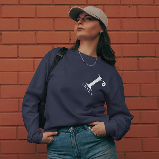 rushfront longsleeve graphic t-shirt - blue black burntorange green