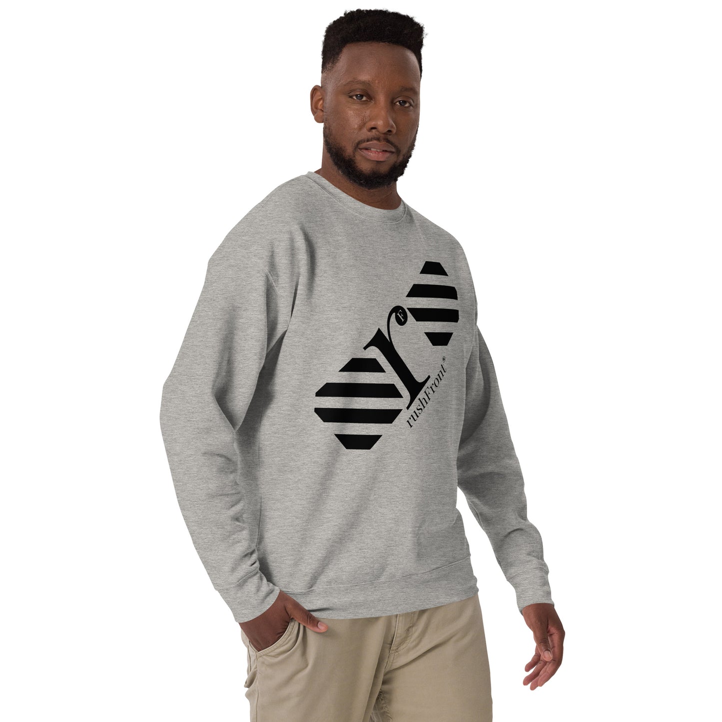rushFront sweatshirt printed premiumapparel unisex